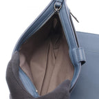 Bottega Veneta Clutch Micro Macro Blue Black Lambskin — view 4
