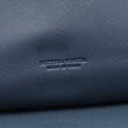 Bottega Veneta Clutch Micro Macro Blue Black Lambskin — view 5