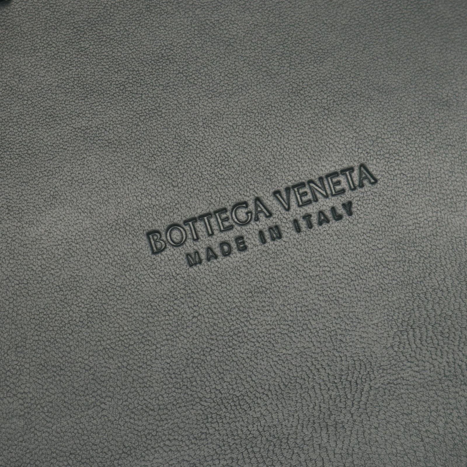 Bottega Veneta Tote Bag Intretchart Navy Light Blue Leather — view 4