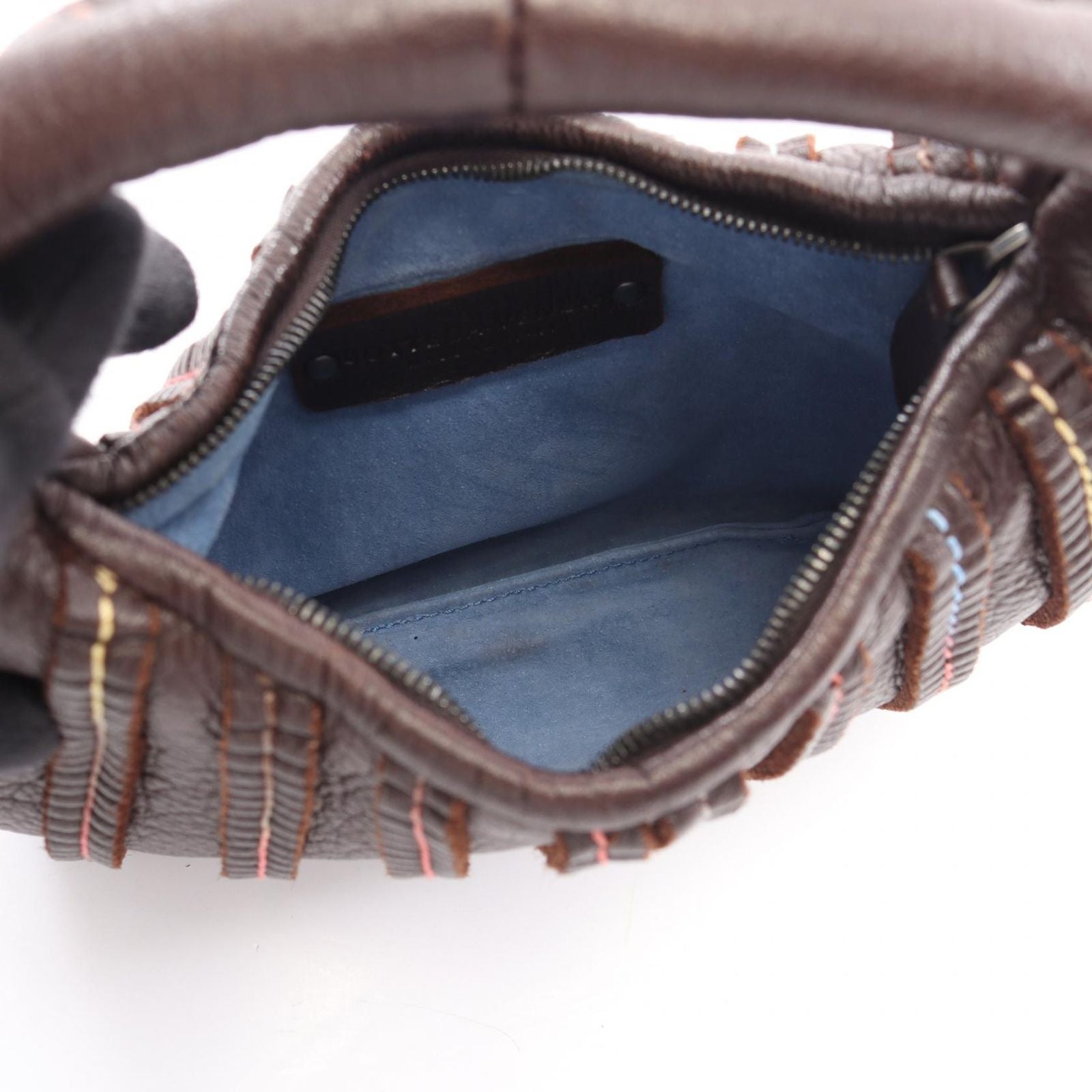Bottega Veneta Handbag Brown Multi Leather Mini Hobo — view 3