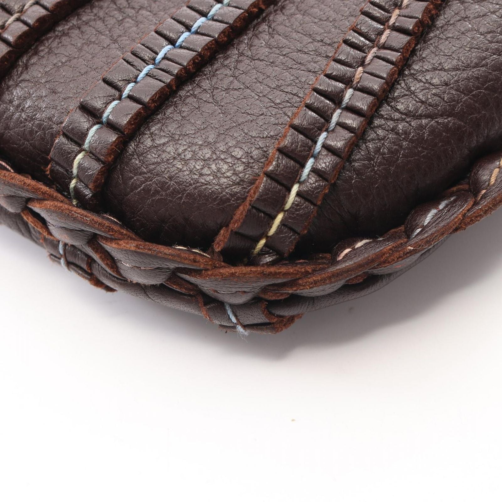 Bottega Veneta Handbag Brown Multi Leather Mini Hobo — view 6