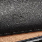 Gucci Shoulder Bag Dionysus Red Black Fabric Leather Mini — view 4