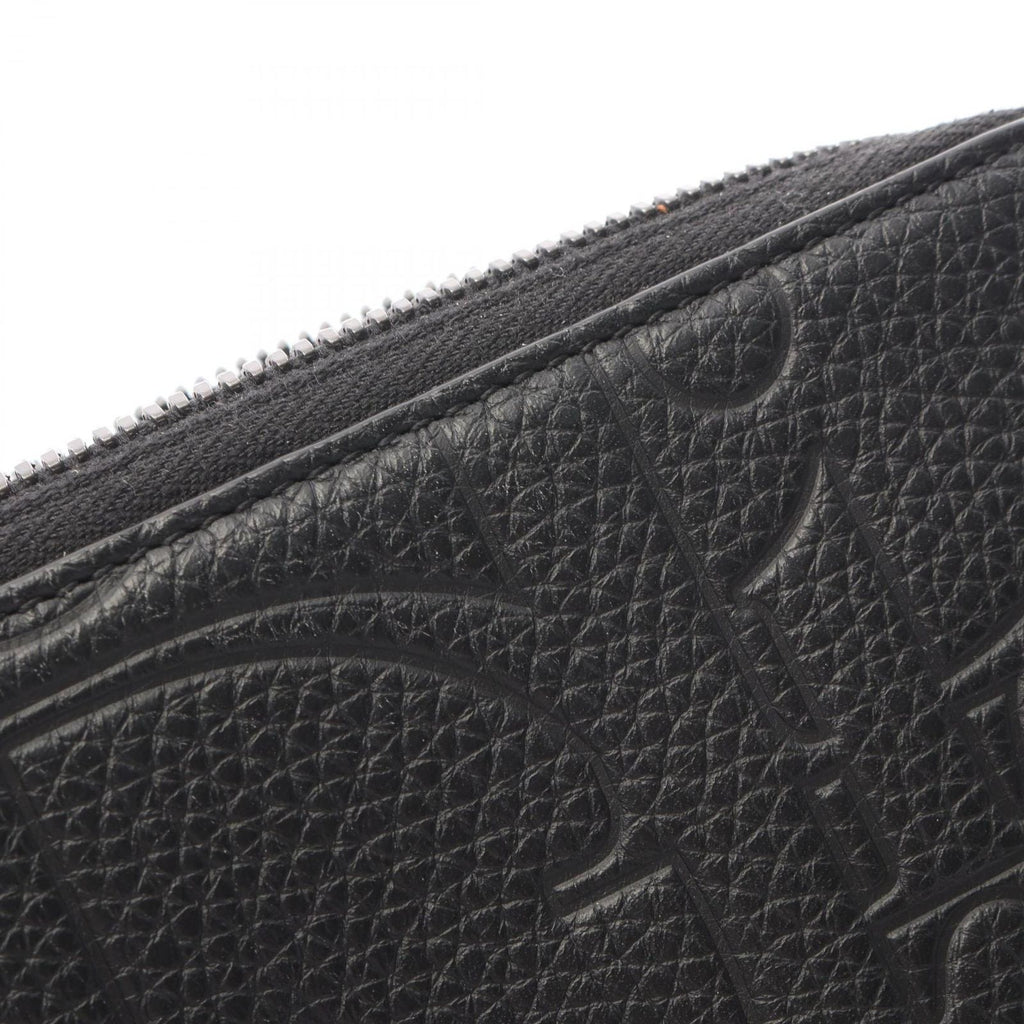 Dior Shoulder Bag Gravity Black Leather Zip Pouch — view 8