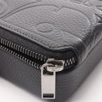 Dior Shoulder Bag Gravity Black Leather Zip Pouch — view 6