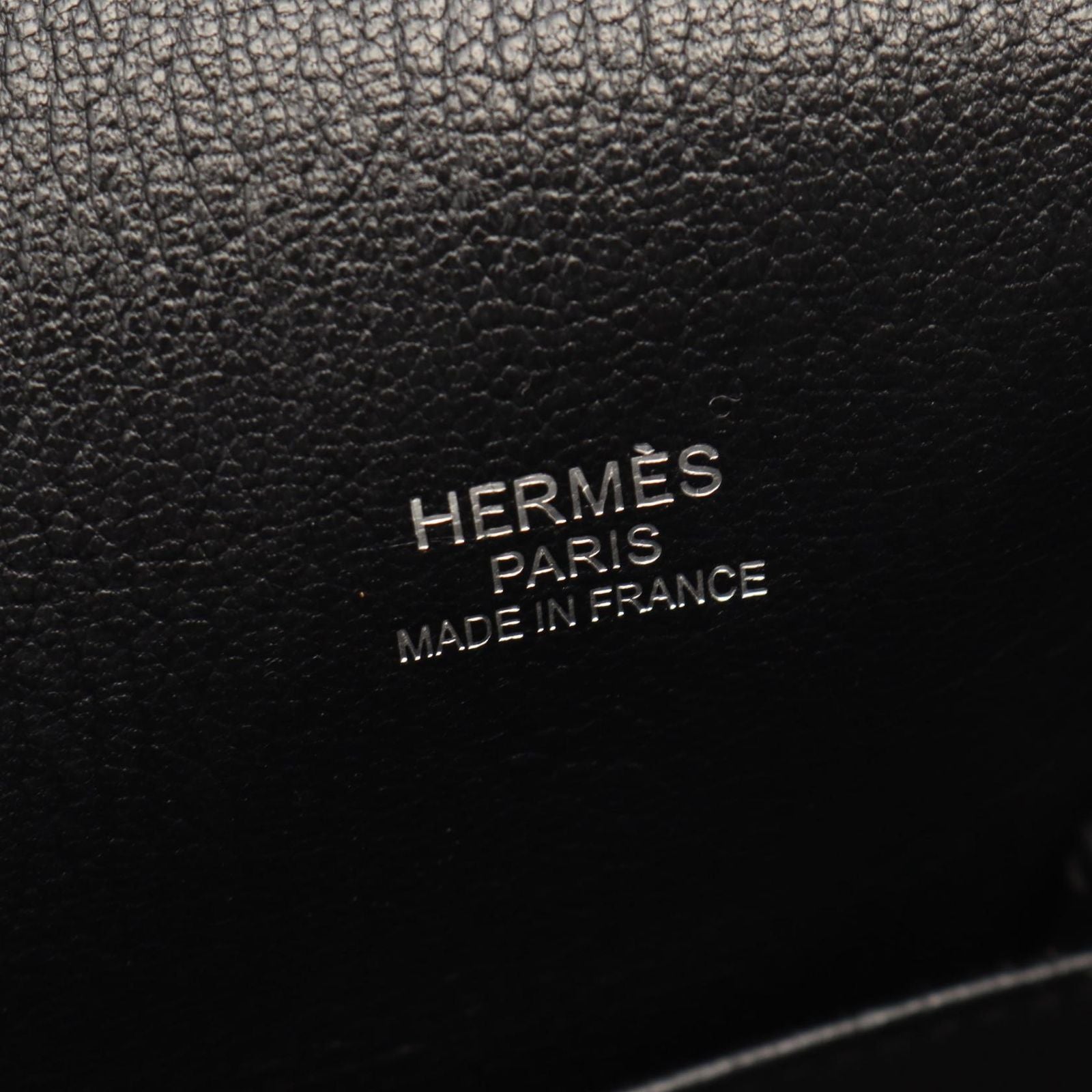Hermes Shoulder Bag Gipsiere 34 Black Leather — view 4