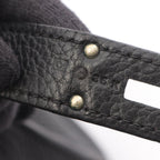 Hermes Shoulder Bag Gipsiere 34 Black Leather — view 5