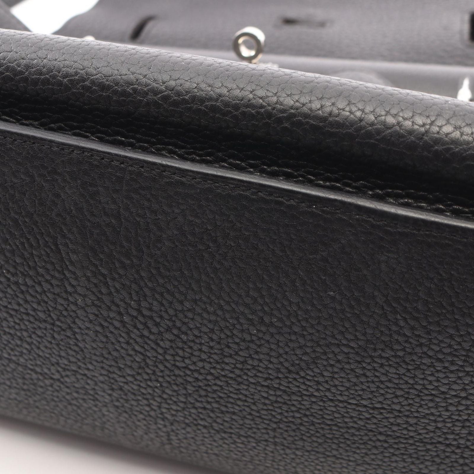 Hermes Shoulder Bag Gipsiere 34 Black Leather — view 7