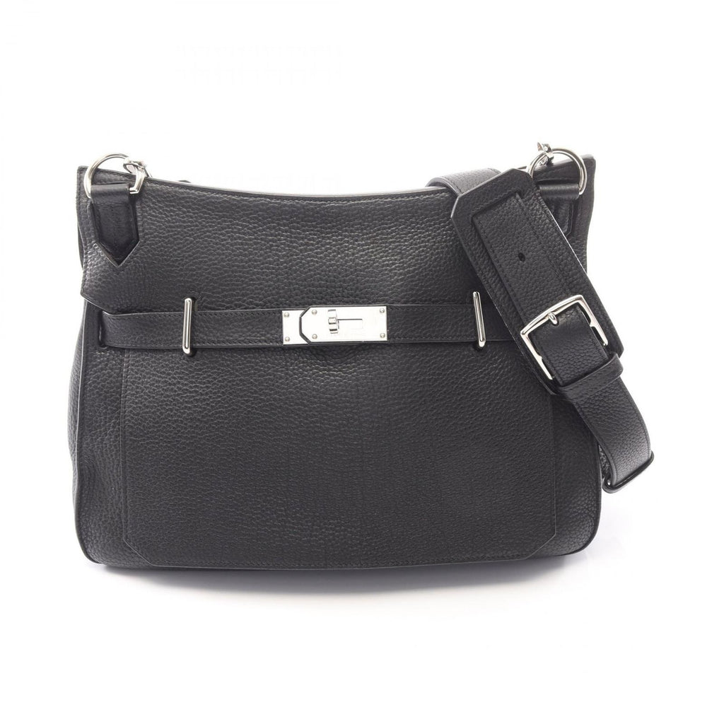 Hermes Shoulder Bag Gipsiere 34 Black Leather