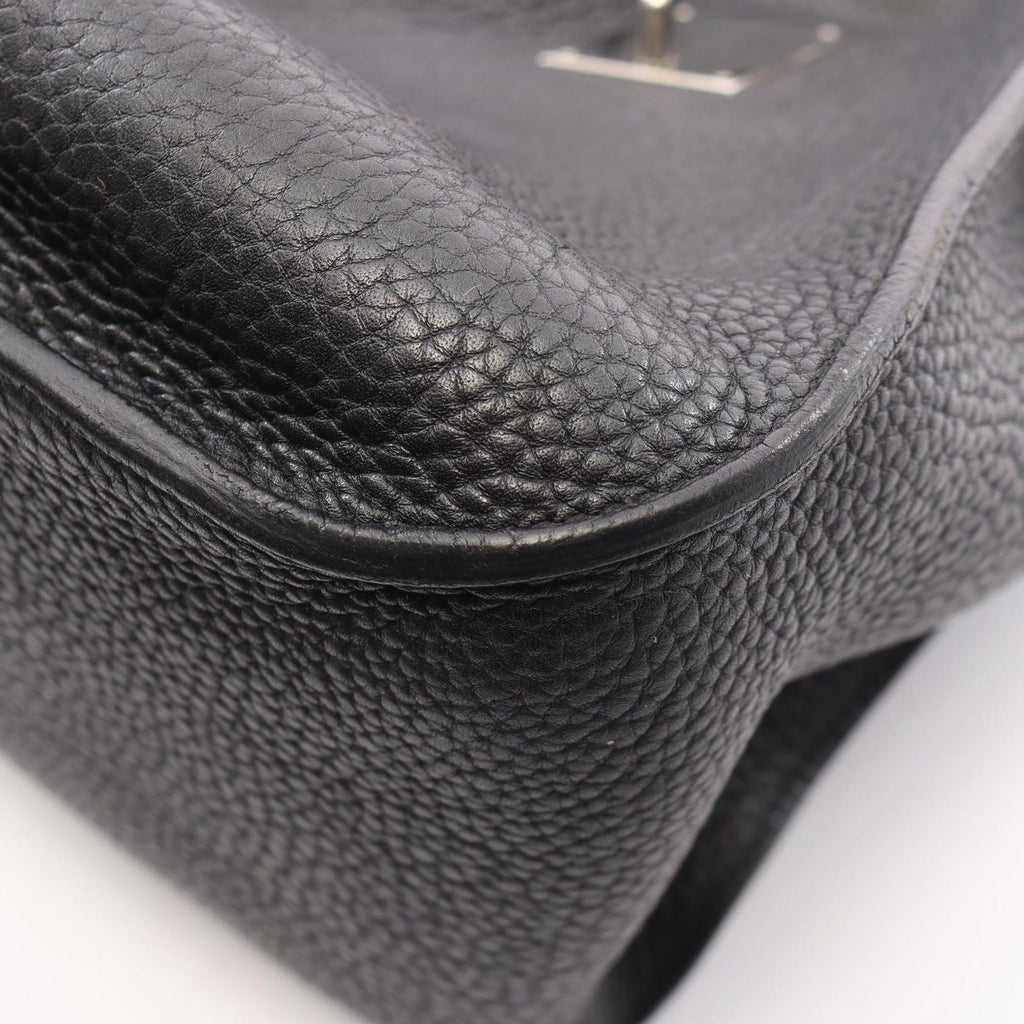 Hermes Shoulder Bag Gipsiere 34 Black Leather — view 8