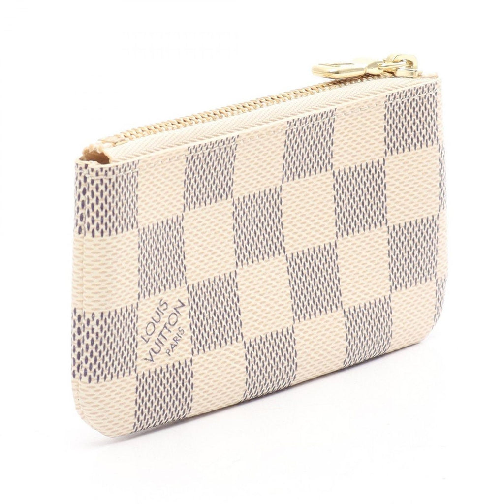 Louis Vuitton Coin Purse Pochette Cles Damier Azur Key Ring Included — view 2