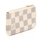 Louis Vuitton Coin Purse Pochette Cles Damier Azur Key Ring Included — view 2