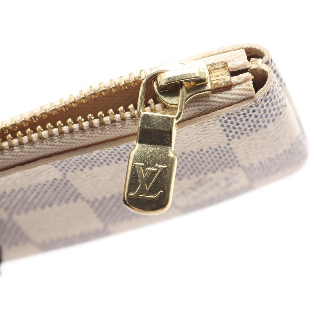 Louis Vuitton Coin Purse Pochette Cles Damier Azur Key Ring Included — view 6