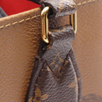 Louis Vuitton Tote Bag On The Go MM Monogram Giant Reverse Canvas Leather — view 8