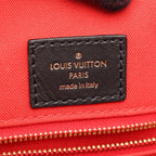 Louis Vuitton Tote Bag On The Go MM Monogram Giant Reverse Canvas Leather — view 4