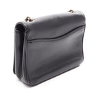 Chanel Shoulder Bag CC Logo Full Flap Black Lambskin CC Small Chain — view 2