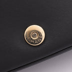 Chanel Shoulder Bag CC Logo Full Flap Black Lambskin CC Small Chain — view 7