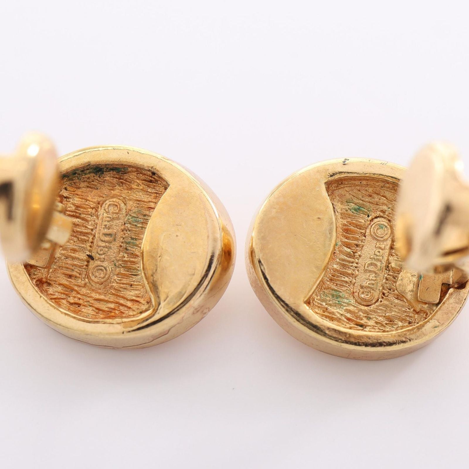 Dior Earrings Gold Pearl — view 5