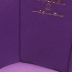 Chanel Shoulder Bag Quilted Small Vanity 2-Way Purple Lambskin Chain — view 6