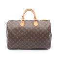 Louis Vuitton Speedy 40 Monogram Canvas Leather Handbag