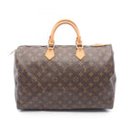 Louis Vuitton Speedy 40 Monogram Canvas Leather Handbag