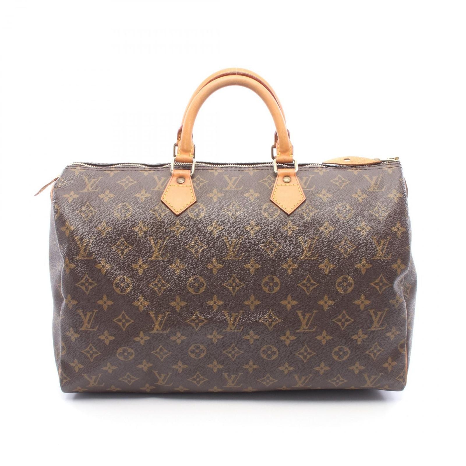 Louis Vuitton Speedy 40 Monogram Canvas Leather Handbag