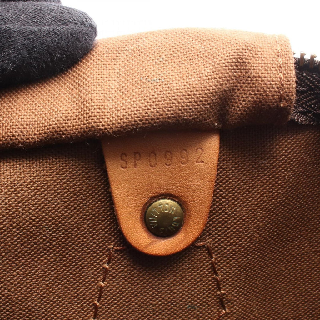 Louis Vuitton Speedy 40 Monogram Canvas Leather Handbag — view 5