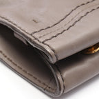 Prada Tote Bag 2-Way Gray Ju Leather Shoulder — view 8