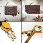 Gucci Shoulder Bag Neo Vintage Beige GG Supreme Canvas Leather Gold — view 7