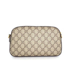 Gucci Shoulder Bag Neo Vintage Beige GG Supreme Canvas Leather Gold — view 2