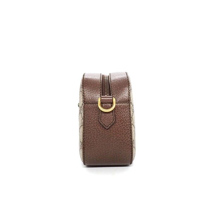 Gucci Shoulder Bag Neo Vintage Beige GG Supreme Canvas Leather Gold — view 3