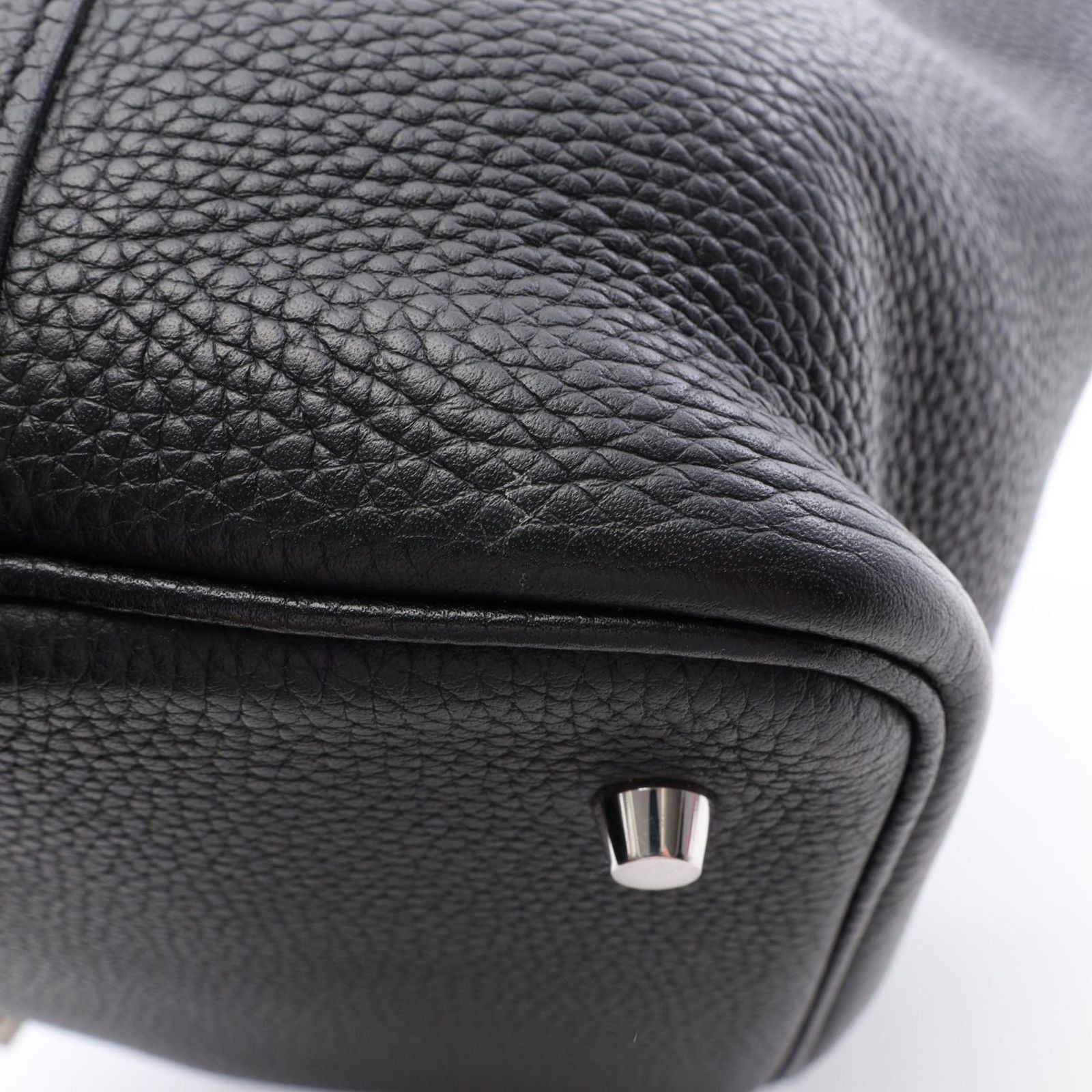 Hermes Picotin Lock MM Black Handbag — view 6