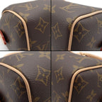 Louis Vuitton Shoulder Bag Speedy Bandouliere 20 Beige Monogram Canvas Vachetta — view 8