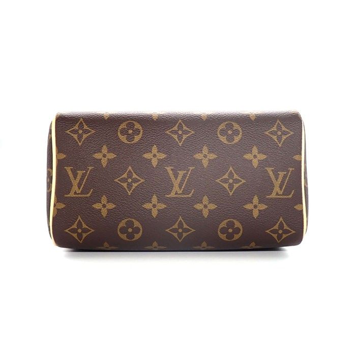 Louis Vuitton Shoulder Bag Speedy Bandouliere 20 Beige Monogram Canvas Vachetta — view 4