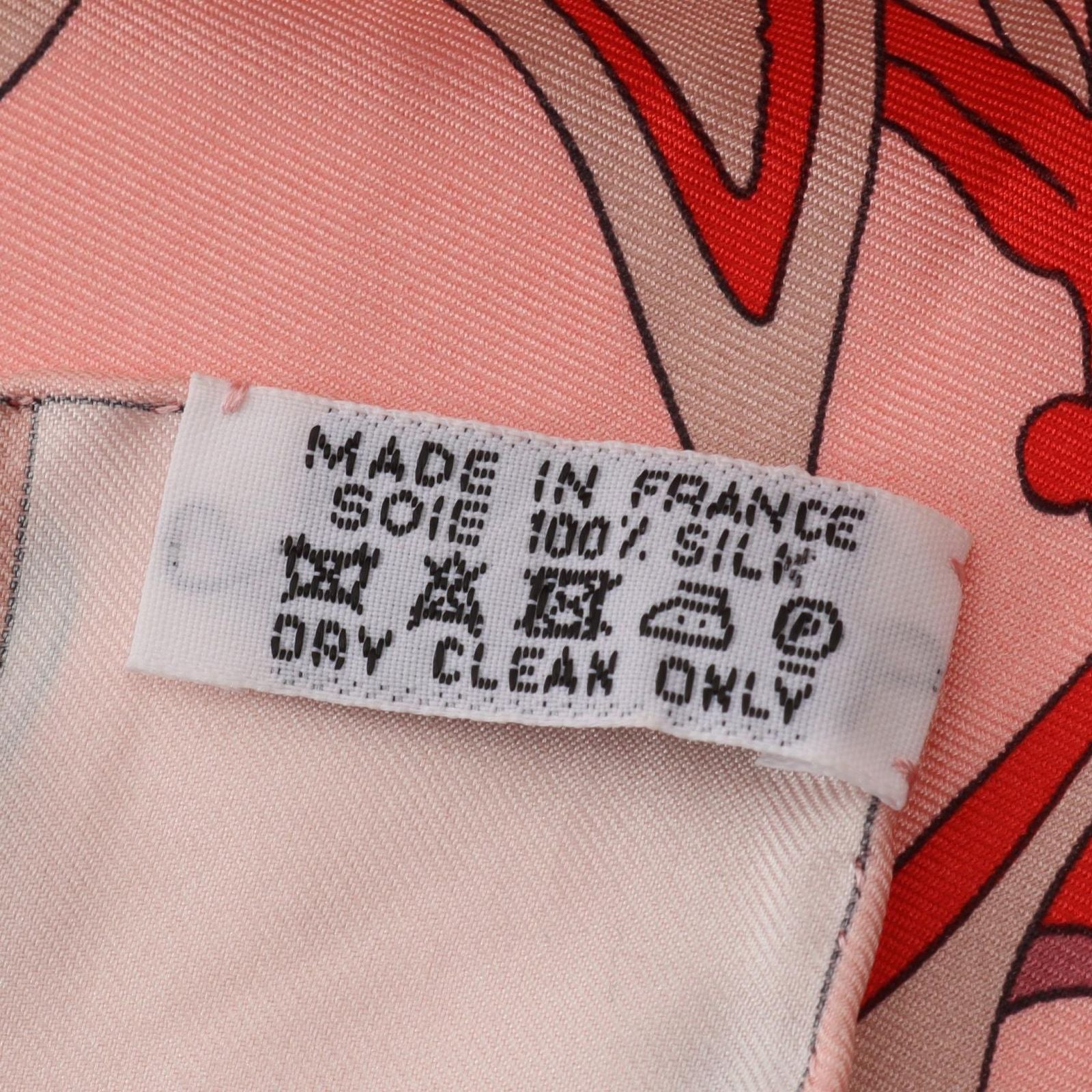 Hermes Scarf Carre Geant 140 Silk Twill Fantaisies Indiennes Orange — view 4