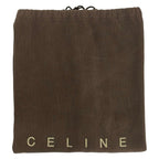 Celine Tote Bag Paris Macadam Boogie Navy Ivory Dark Brown Leather — view 8