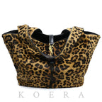 Saint Laurent Tote Bag Leopard Vintage