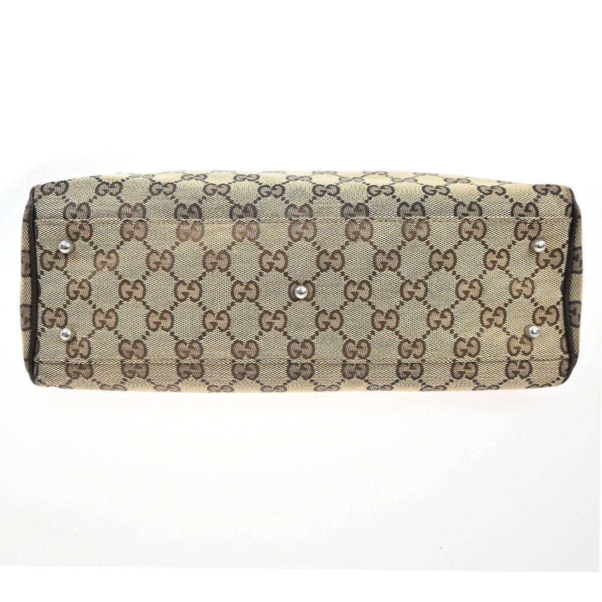 Gucci Sherry Hand Tote Bag GG Canvas Leather — view 6