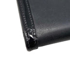 Chanel Bifold Wallet Patent CC Logo Leather Black Silver — view 5