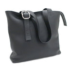 Loewe Ten Loop Zip Tote Bag Black Silver Supplement Grain Calf Leather — view 3