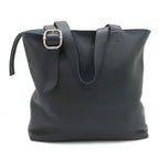 Loewe Ten Loop Zip Tote Bag Black Silver Supplement Grain Calf Leather — view 2