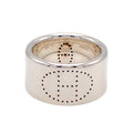Hermes Ring Eclipse Ribbon GM 925 Sterling Silver 50