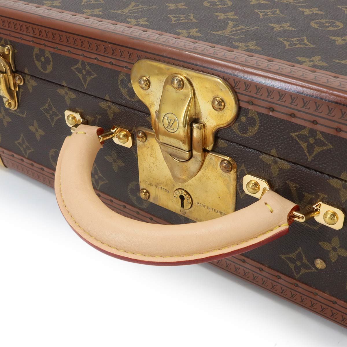 Louis Vuitton Monogram Coteville 45 Trunk Case Business Bag Brown — view 6