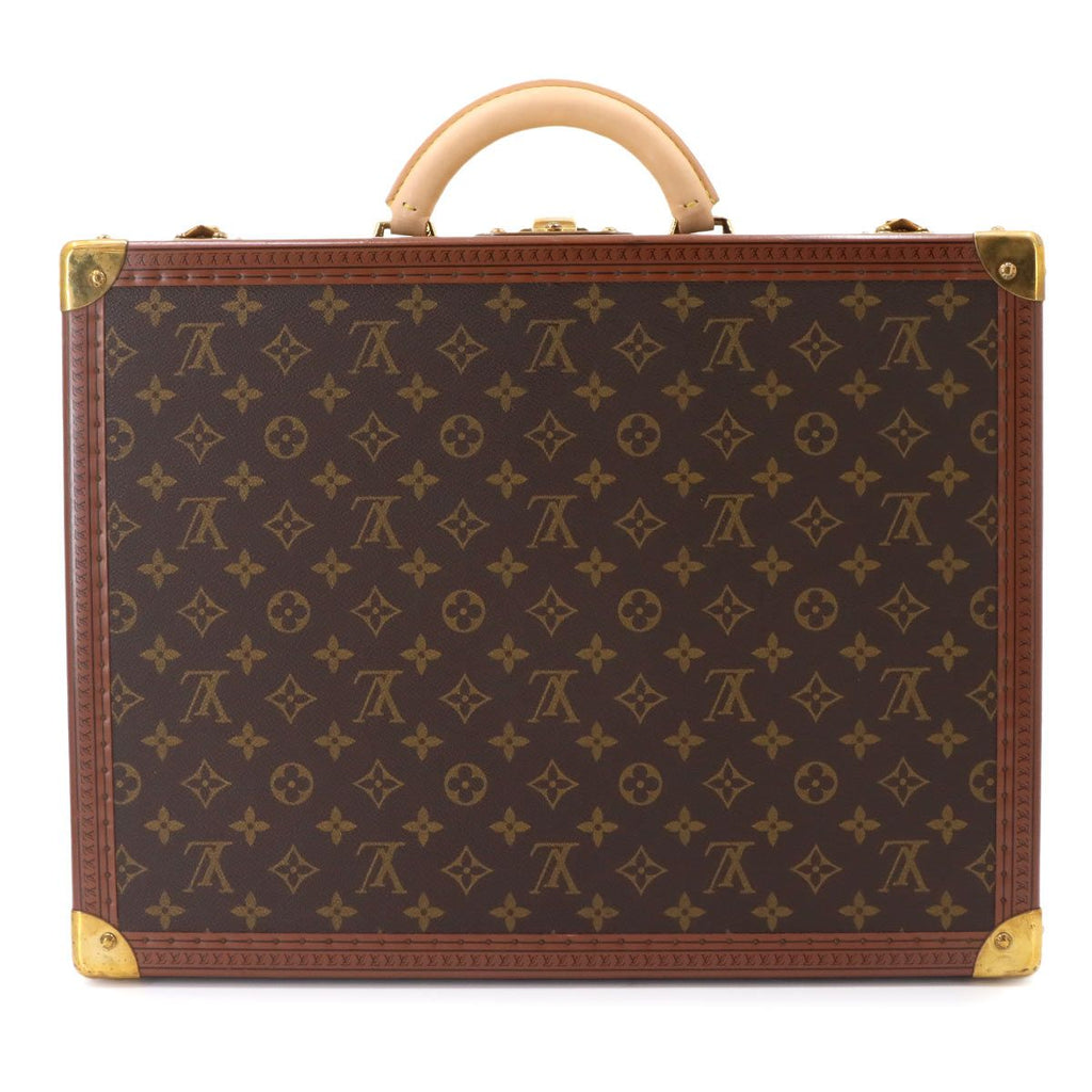 Louis Vuitton Monogram Coteville 45 Trunk Case Business Bag Brown — view 3