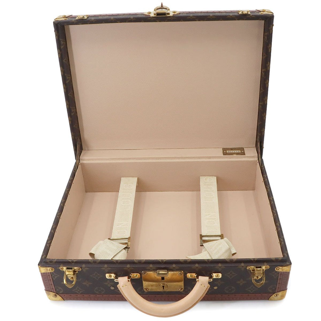 Louis Vuitton Monogram Coteville 45 Trunk Case Business Bag Brown — view 7