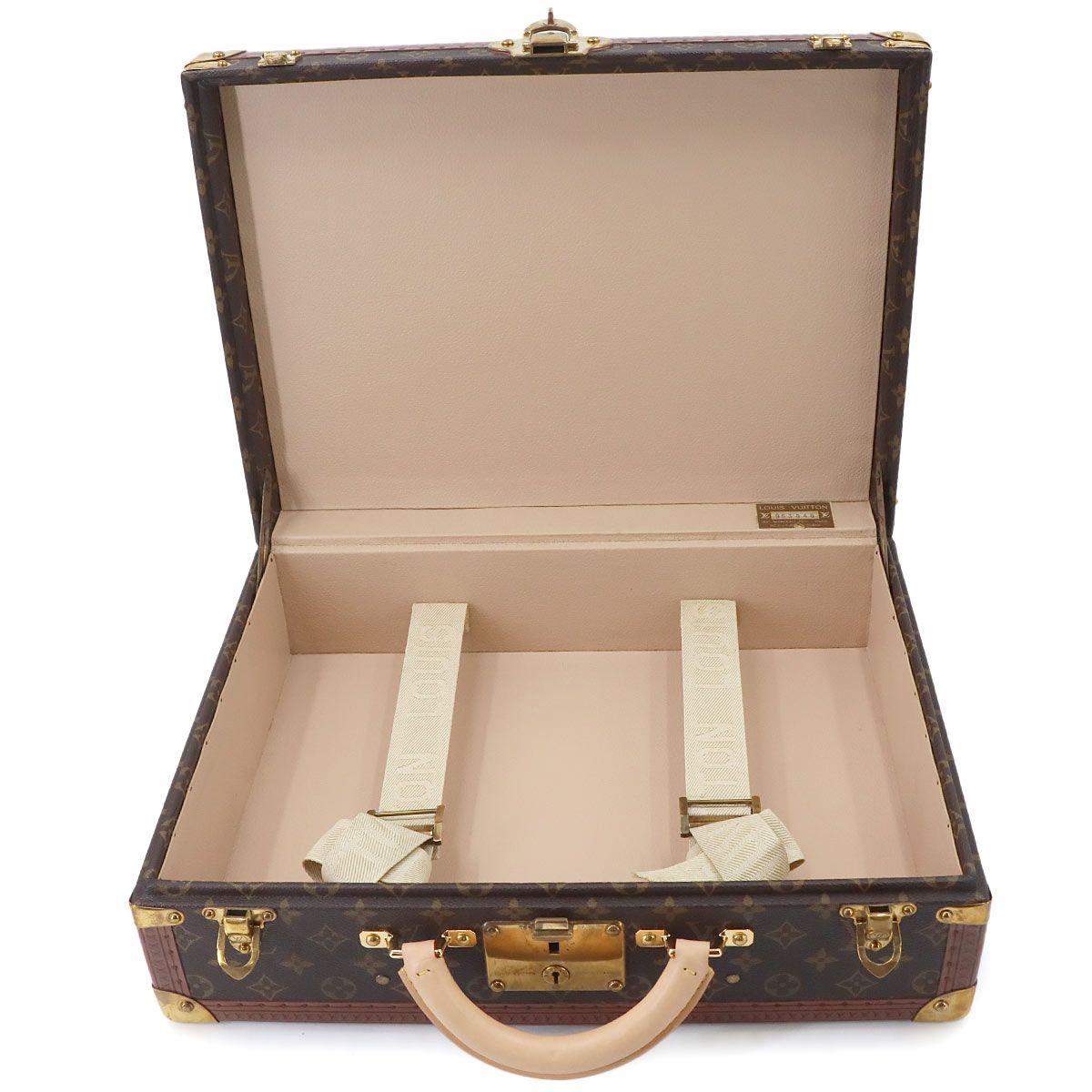 Louis Vuitton Monogram Coteville 45 Trunk Case Business Bag Brown — view 7