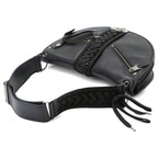 Dior a Dos Shoulder Bag Leather Black Corset Admit — view 5