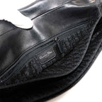Dior a Dos Shoulder Bag Leather Black Corset Admit — view 8