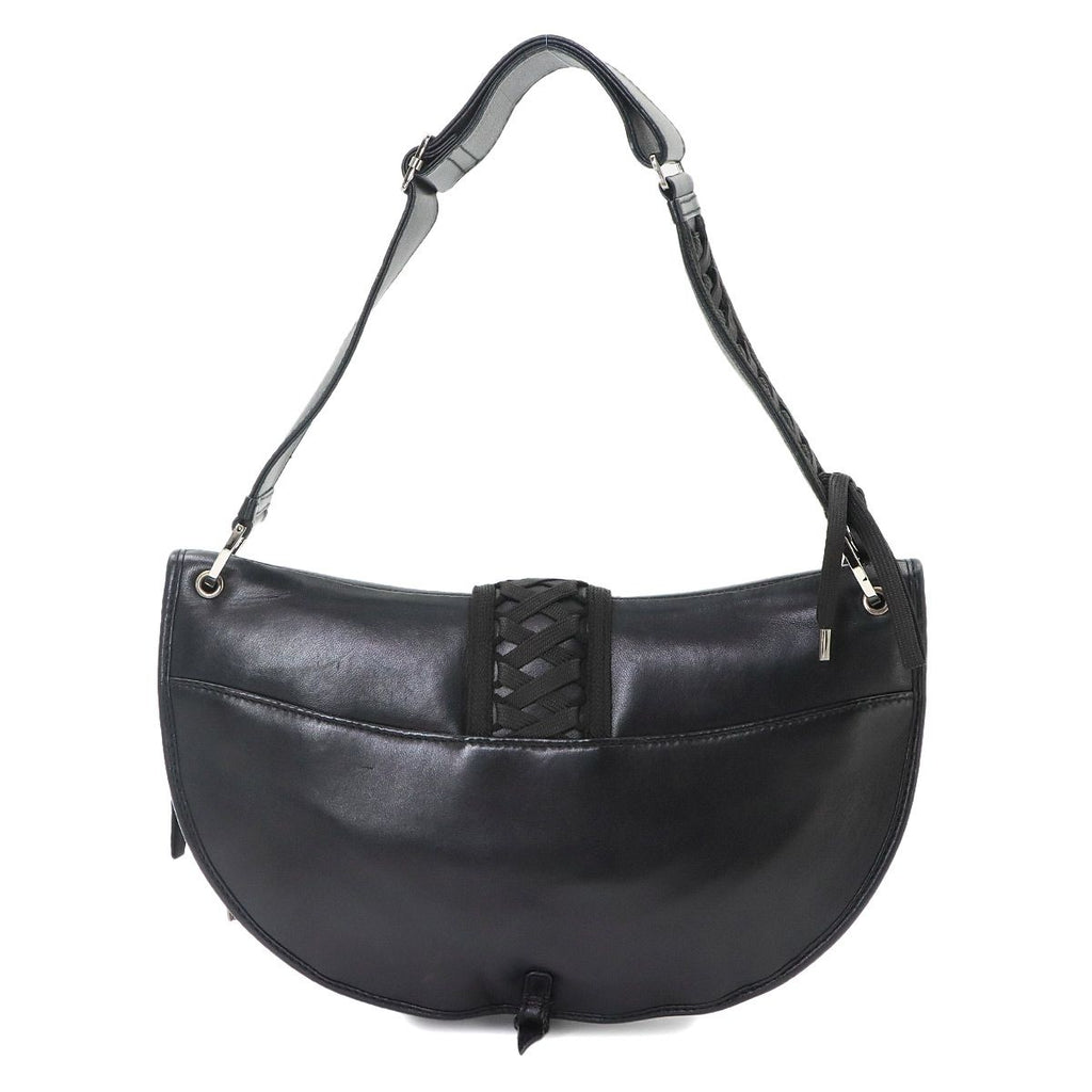 Dior a Dos Shoulder Bag Leather Black Corset Admit — view 2