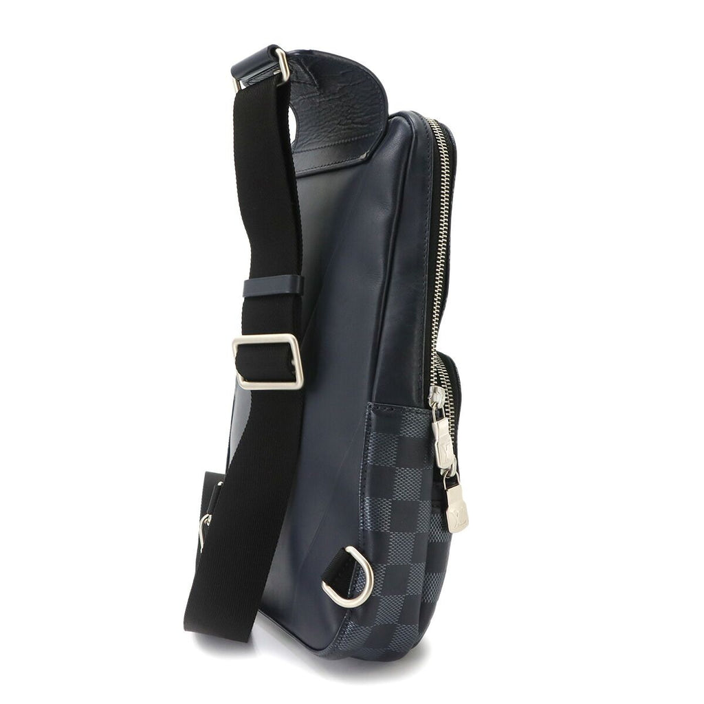 Louis Vuitton Damier Infini Avenue Sling Bag Navy — view 4