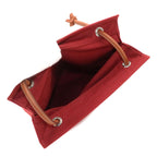 Hermes Sac Aline MM Shoulder Bag Toilet Blanc Swift Rouge Ash Gold — view 6